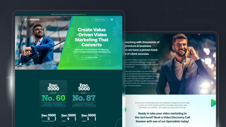 AdOutreach TheQuality funnel