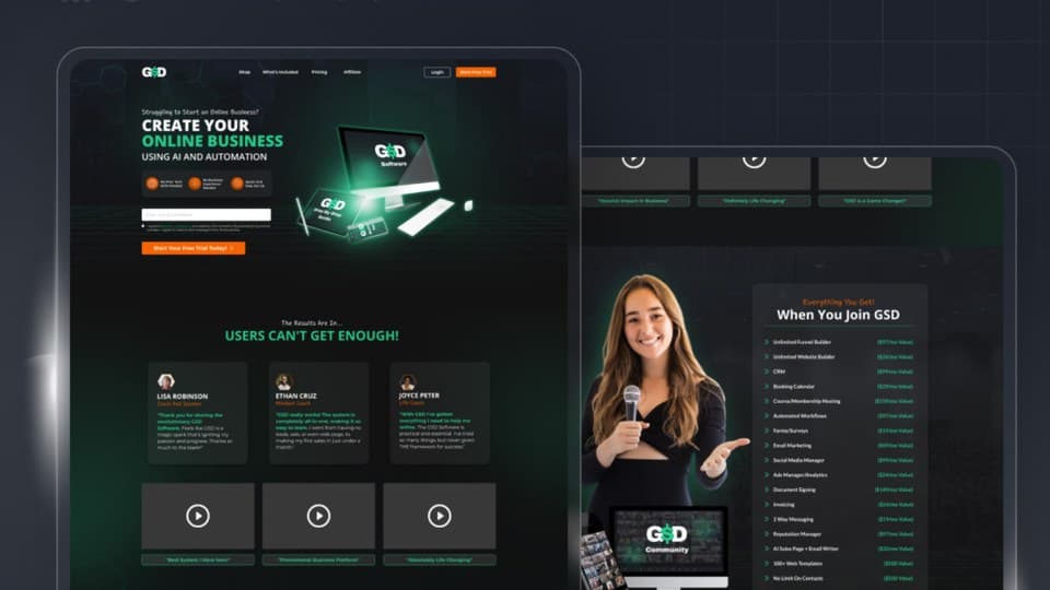 GSD Community online business platform